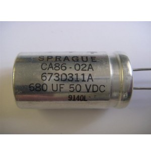 673D311A 680UF 50VDC